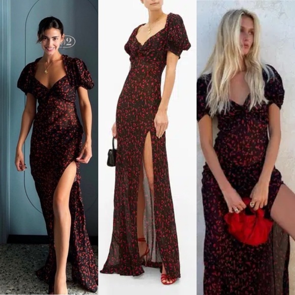 Rat & Boa Dresses & Skirts - Rat & Boa sexy long maxi dress 90s vibe magnolia floral gown